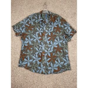 Jimmy Buffett Margaritaville BBQ Shirt Mens XL Button Up Camp Hawaiian‎ Music